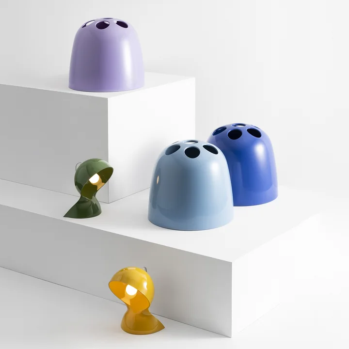 Artemide - " Dalù " Table Lamp and "Dedalo" Umbrella Stand, Color Matt Edition