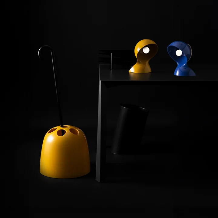 Artemide - " Dalù " Table Lamp and "Dedalo" Umbrella Stand, Color Matt Edition