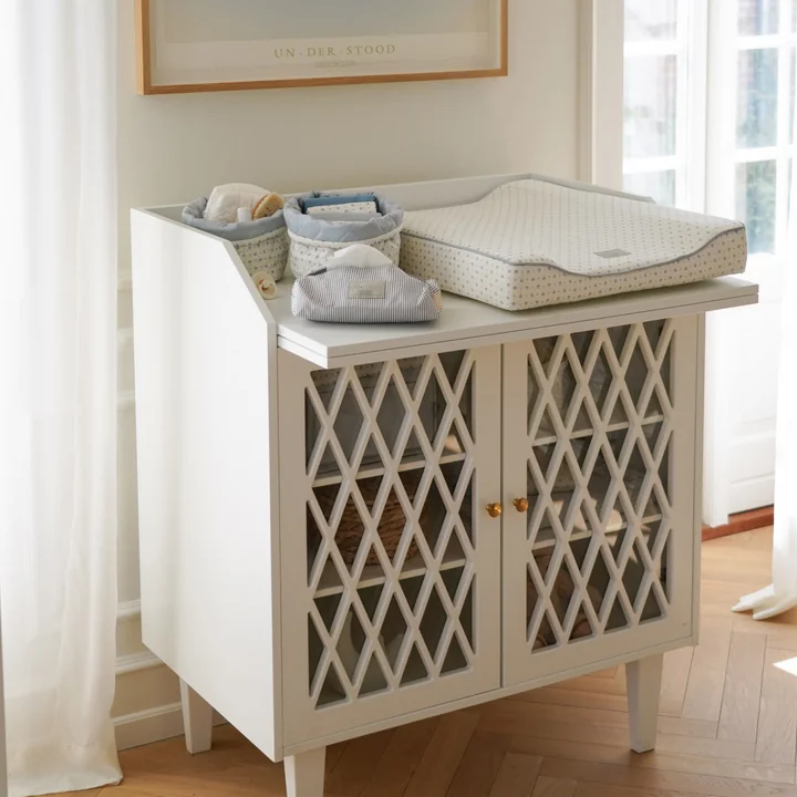 Cam Cam Copenhagen - Harlequin Changing Table, White