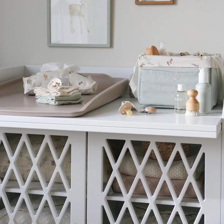 Cam Cam Copenhagen - Harlequin Changing Table, White