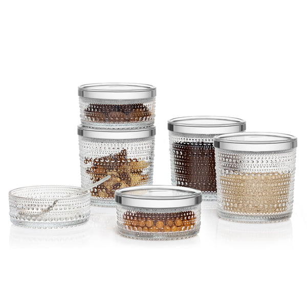 The Iittala - Kastehelmi storage jars