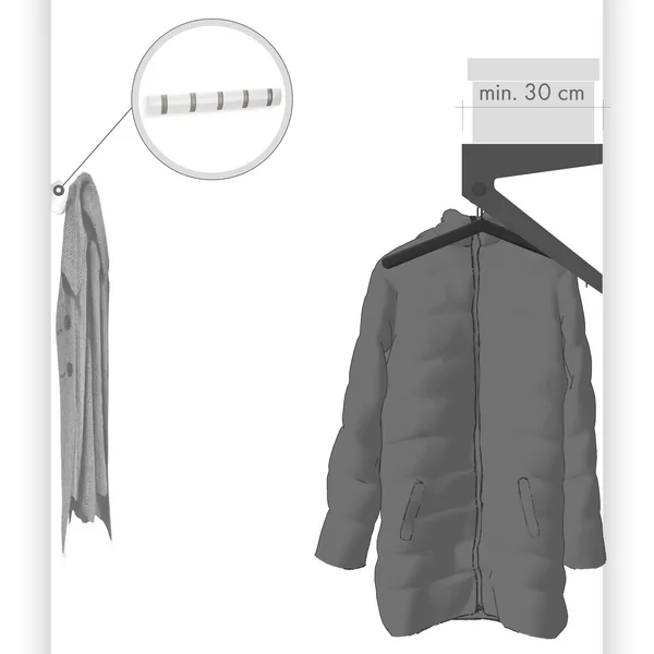 PUK hanging wardrobe