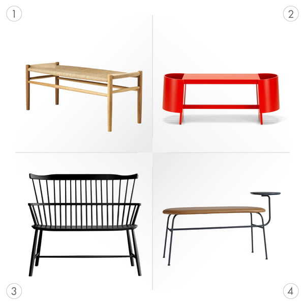 Benches in great design variety