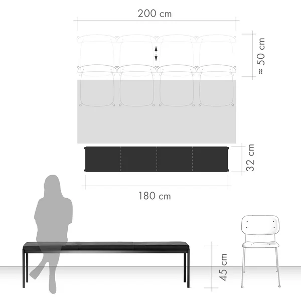 Bench seats - the right size and height