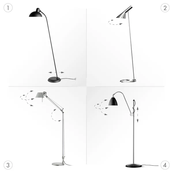 Adjust reading lights