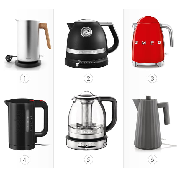 Design water kettles and their variety of materials