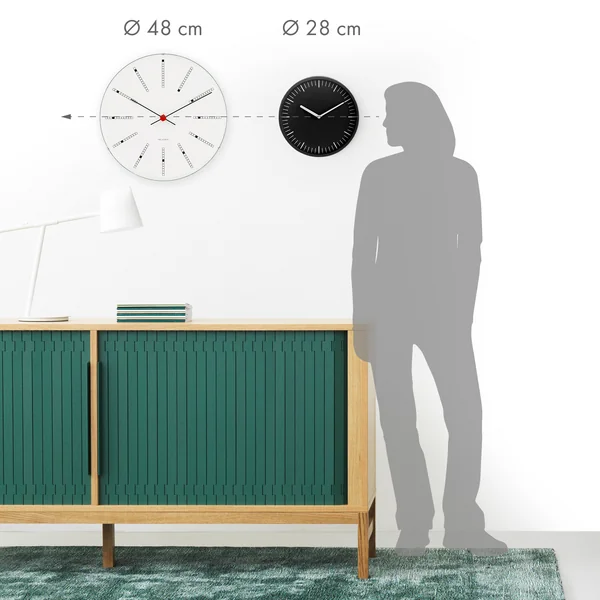 Wall clocks - size and mounting