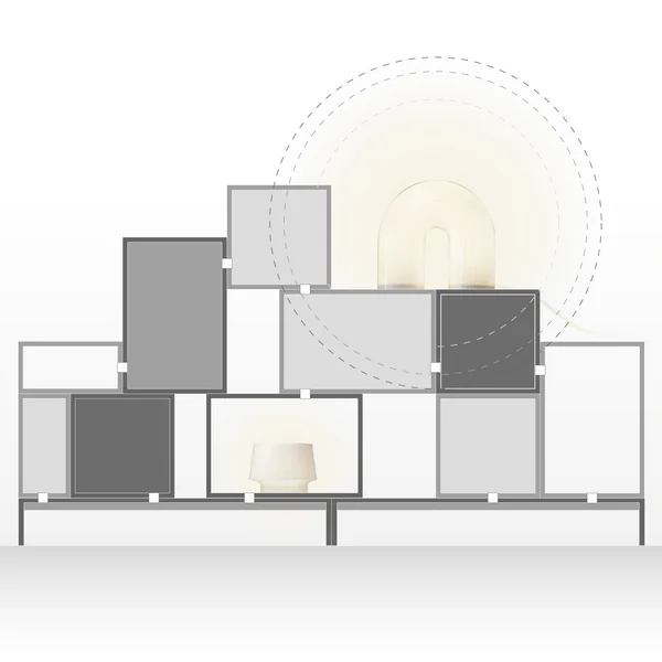 Table lamp as mood light