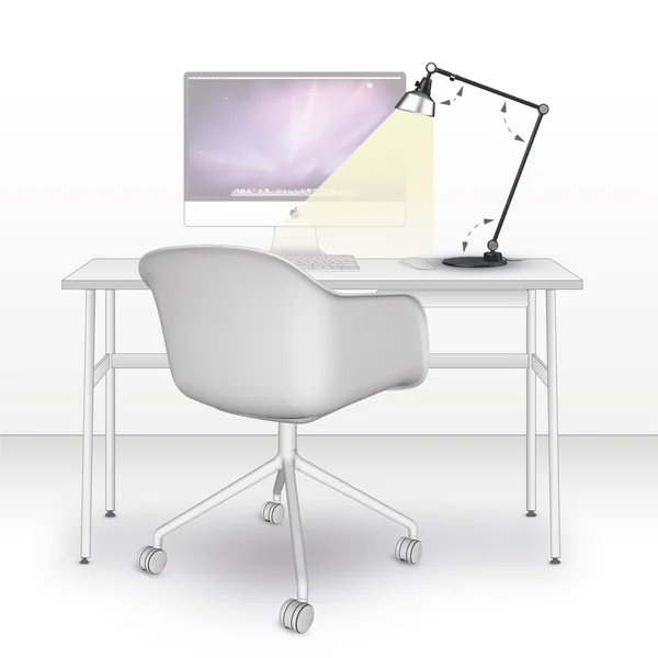 Table lamp as work lighting