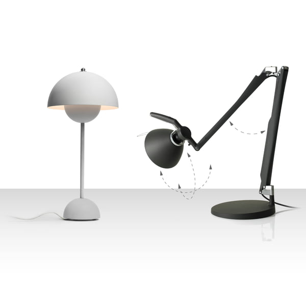 Desk lamp versus table lamp