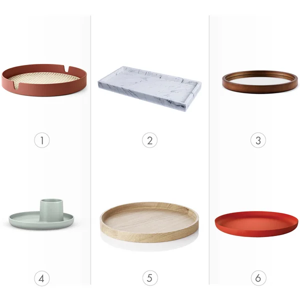 Tray designs and their materials