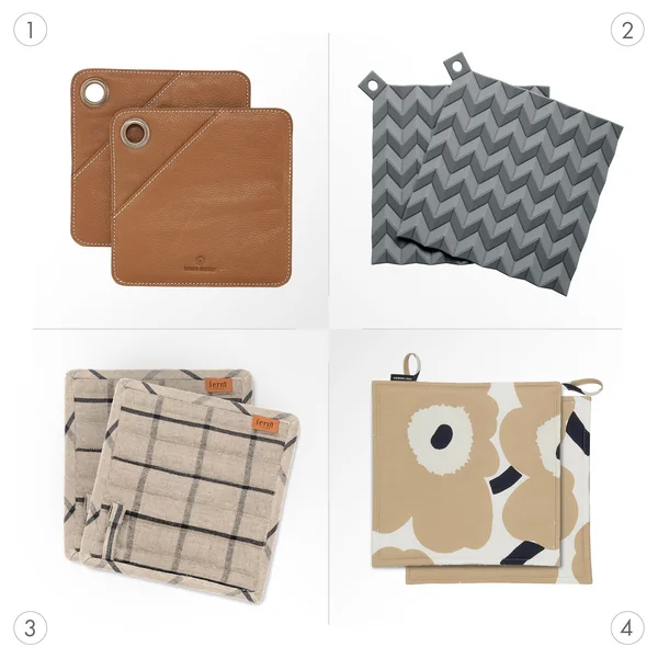 Oven gloves and oven mitts - material