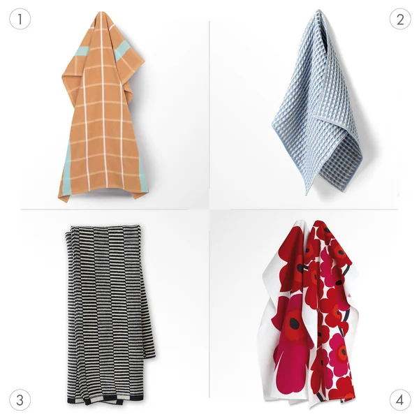 Structure and pattern of tea towels