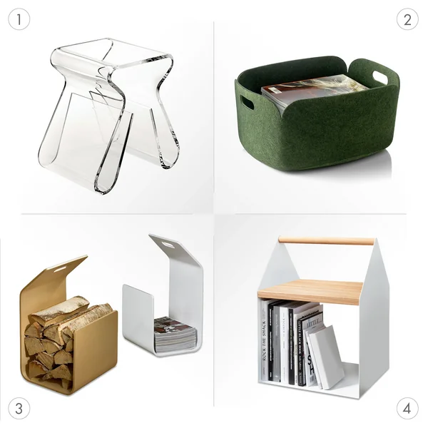 Magazine holder: multipurpose functionality or sense-bound