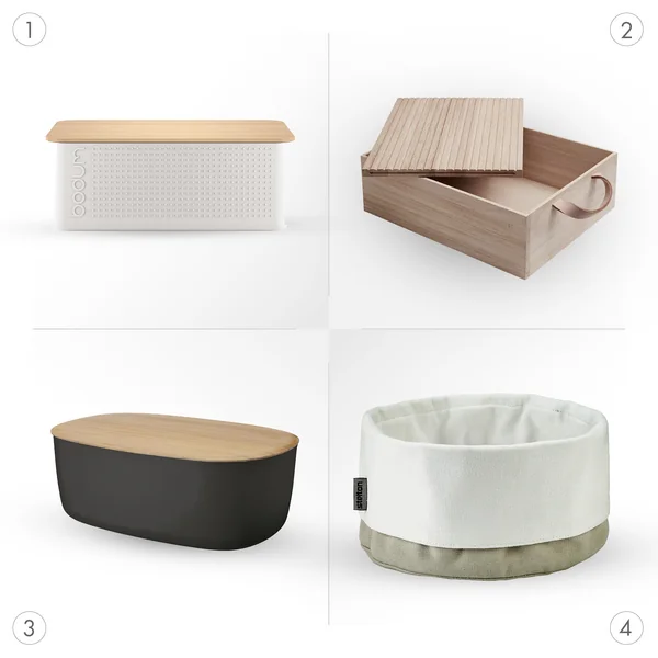 The right bread storage in the bread box