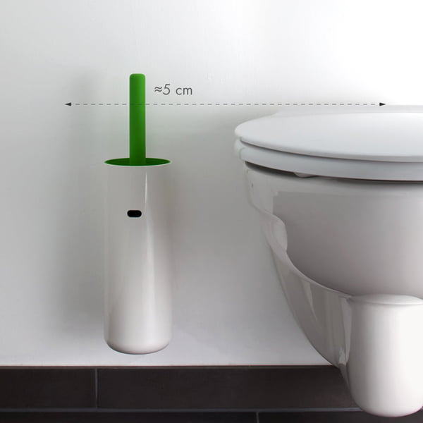 Mounting height of toilet brushes