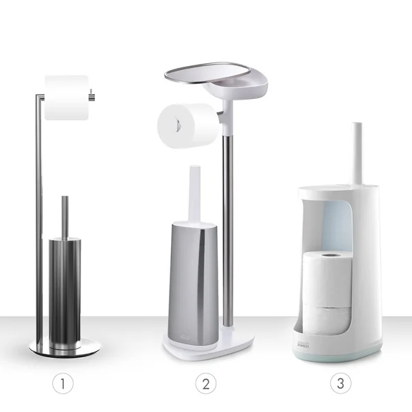 Multi-purpose toilet brushes