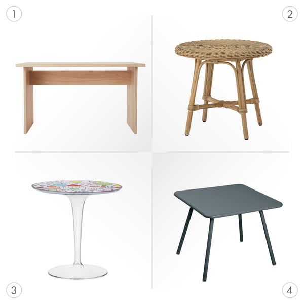 Children's tables: material and sustainability