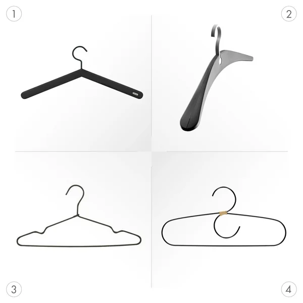 Design coat hanger in different shapes