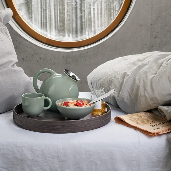 Globe Collection in Nordic Green