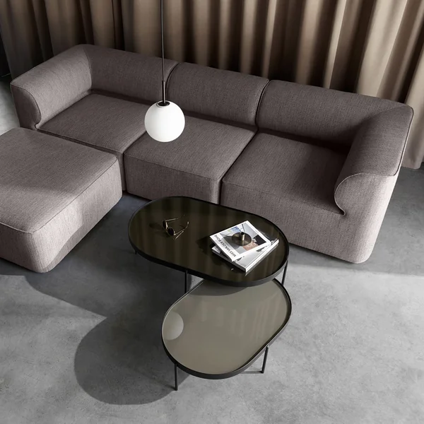 The Audo - NoNo Coffee Table and the Eave Sofa Arranged as a Sitting Area