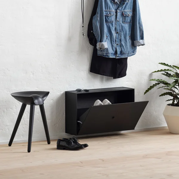 Frame Shoe cabinet from Audo in ash black