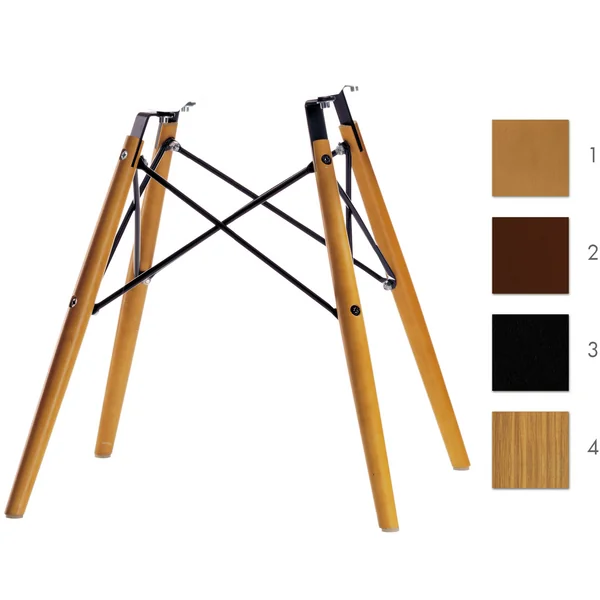 Vitra DSW underframe 4 wood variants