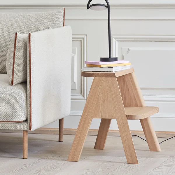 The HAY - Butler stool ladder, oak as side table