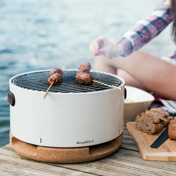 Leo table grill from Berghoff in white