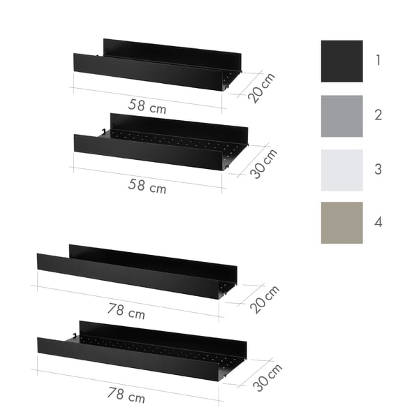 String - Manufacturer's series - Shelf system