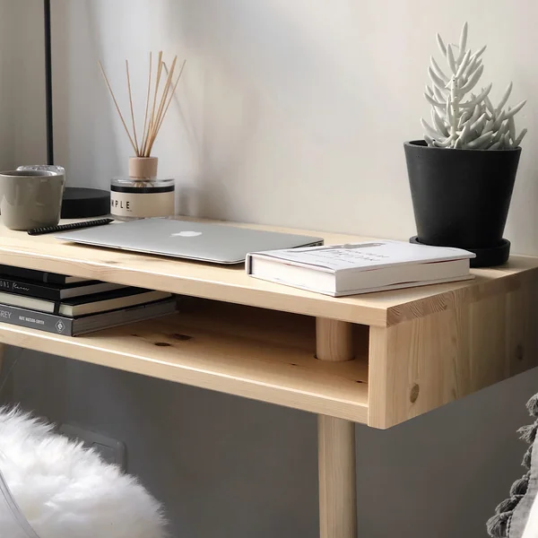 Capo console table in nature by Karup Design as desk