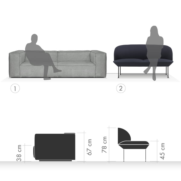 Sofa Graphic 4 - Sitting and relaxing