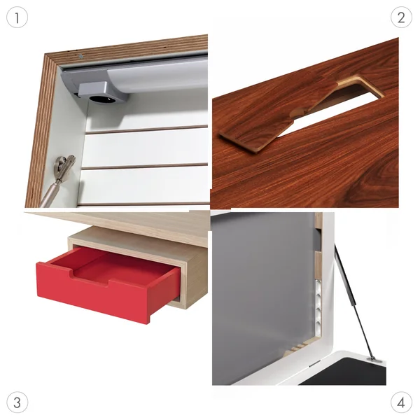 Desk with additional function