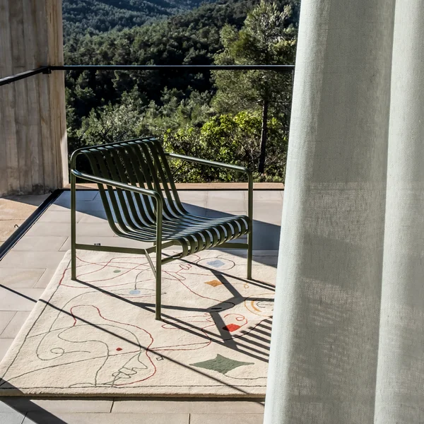 Silhouette outdoor rug from nanimarquina
