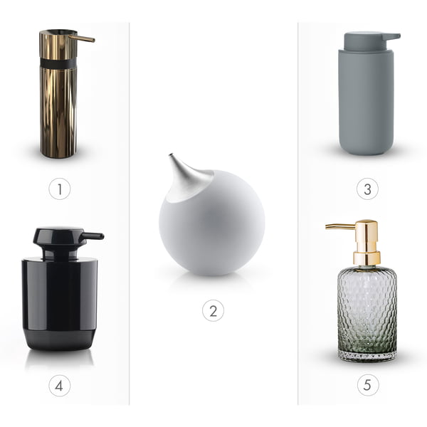 Material soap dispenser - the right soap dispenser for every furnishing style
