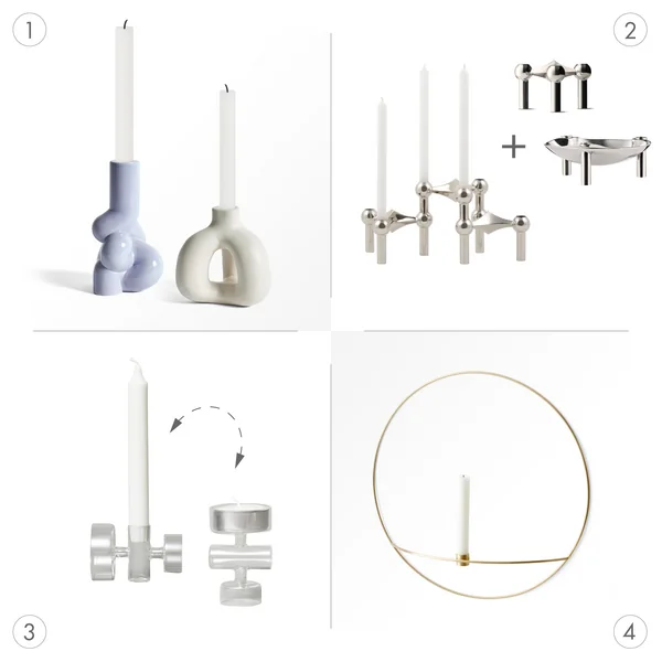 Special design candleholders