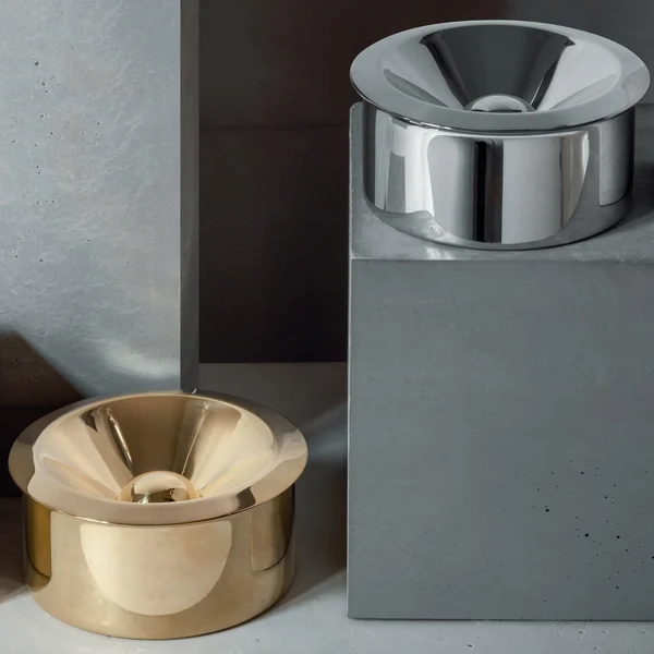 Officina Alessi - Marianne Brandt Ashtray, stainless steel