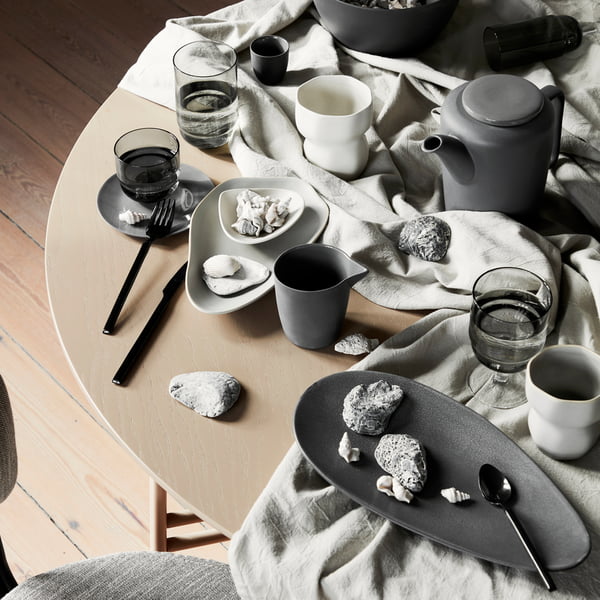 The Limfjord plates and cups from Broste Copenhagen : Inspired by the seabed