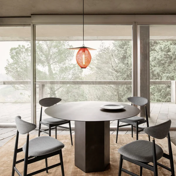Epic Steel Dining table by Gubi