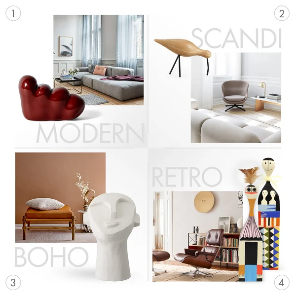 Decorative figures to match the interior style