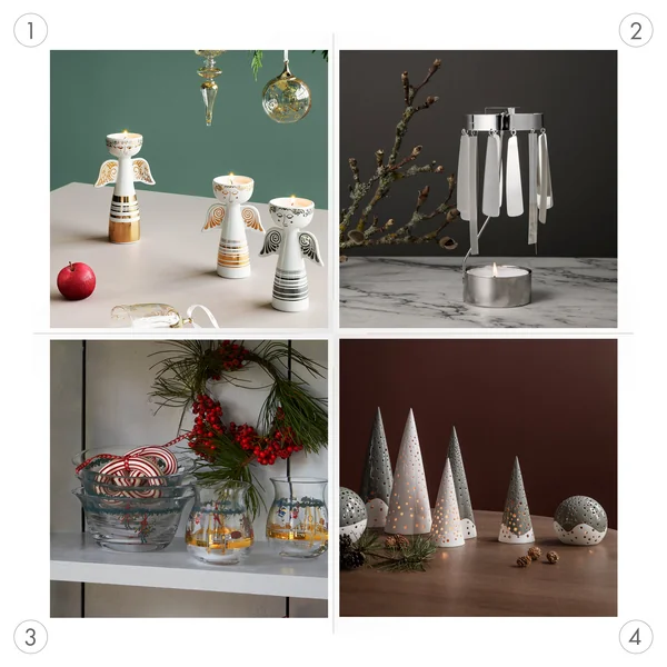 Graphic for different tealight holders christmas interpreted