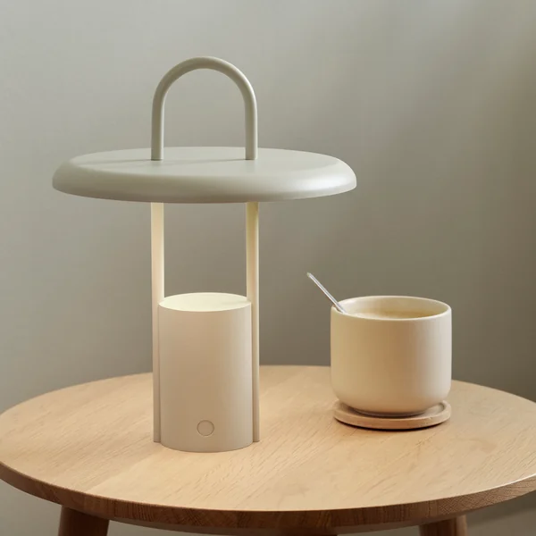 Pier Battery LED light in sand from Stelton