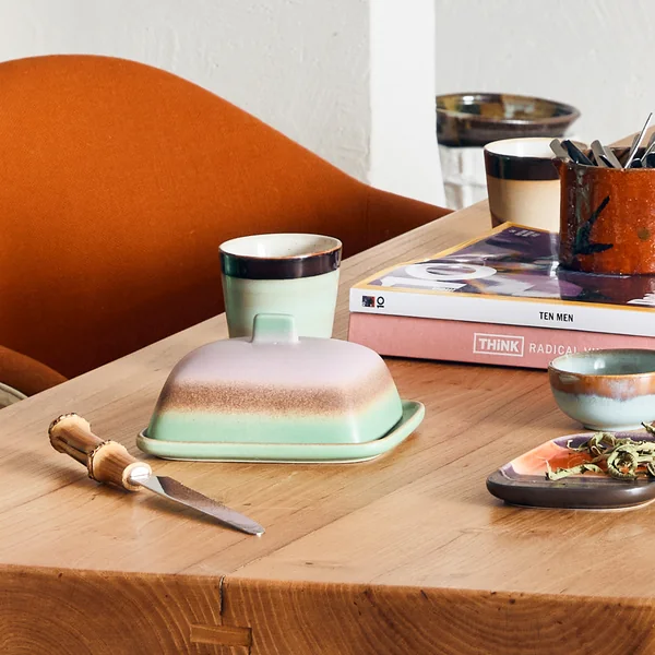 70's Butter dish from HKliving in the version mercury