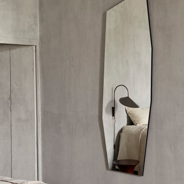 Shard Mirror from ferm Living in color black