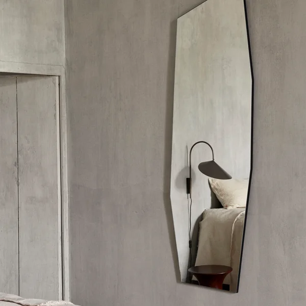 Shard Mirror from Ferm Living in color black