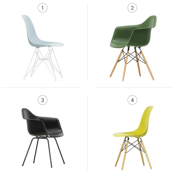 ぽっち Eames Plastic Chair[DSR CH ZF E8] Vitra DSR Eames Plastic Side Chair in our shop