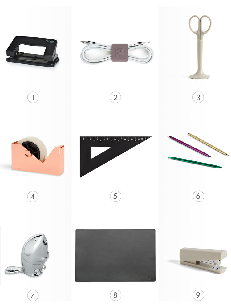 Design desk accessories