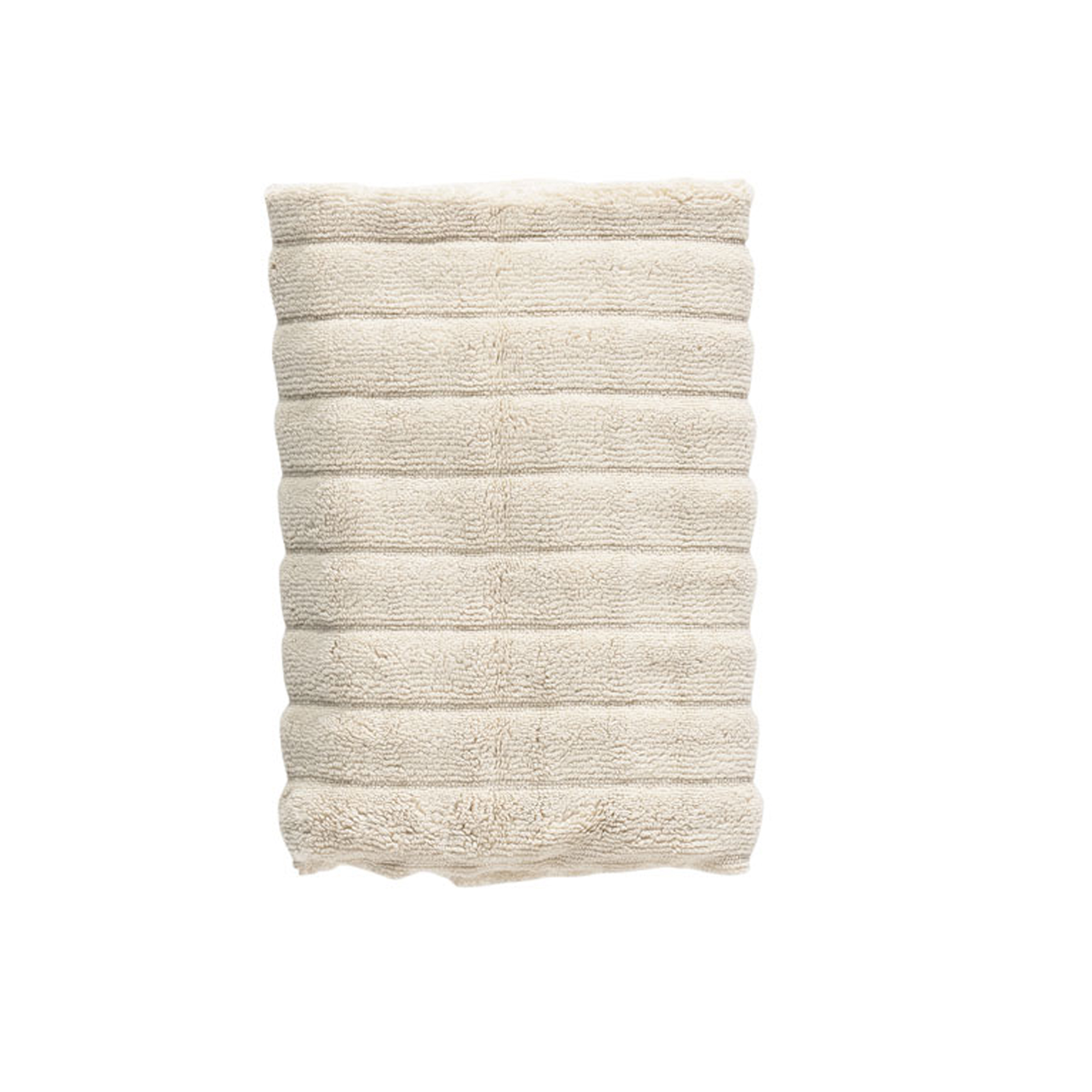 Waffle Towel 50x70 cm, Natural / White